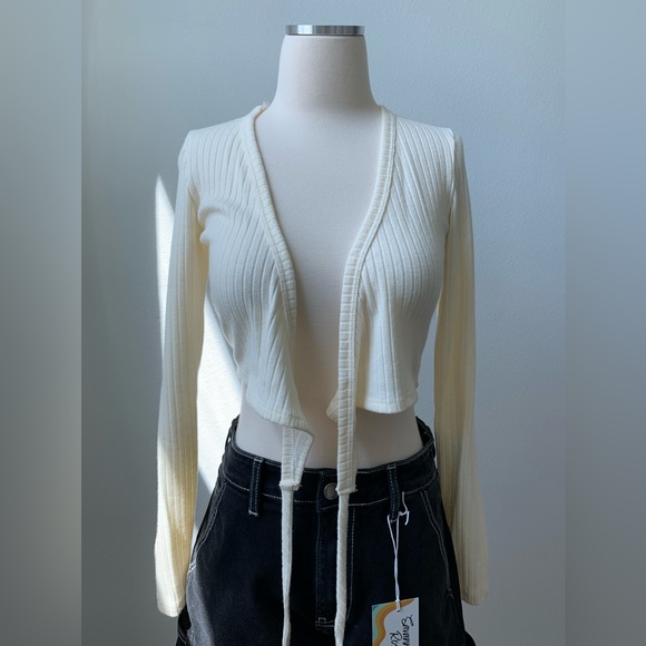 Vanilla Long Sleeve Wrap Top - Picture 11 of 14